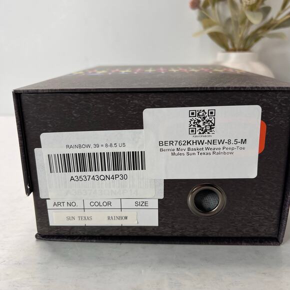 Bernie Mev Claire Pump Weave Platform High Heel Rainbow Women 8.5/EU39 - Picture 11 of 11